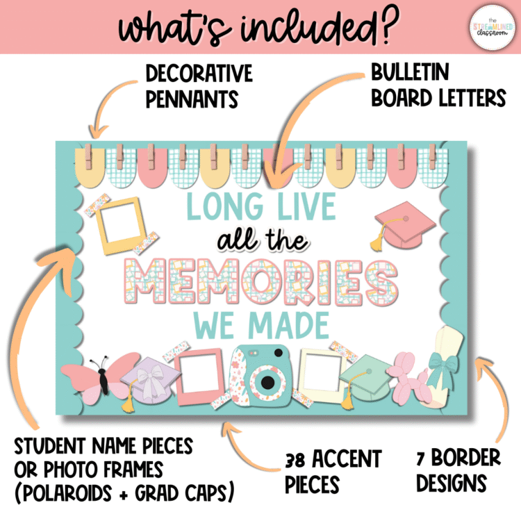 End of the Year Bulletin Board - Graduation Theme - Image 3
