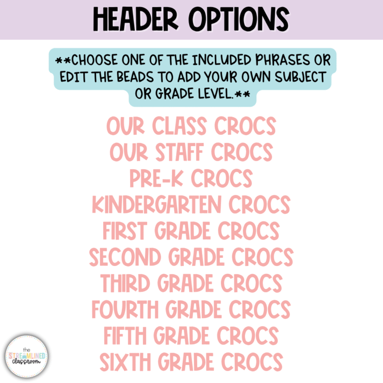 Welcome Back Bulletin Board - Crocs Theme - Image 7
