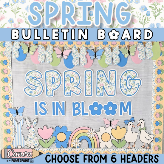Spring Bulletin Board or Door Decoration