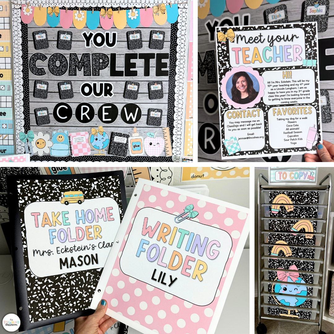 Classroom Decor Bundle - Pastel Prep Theme - Image 5