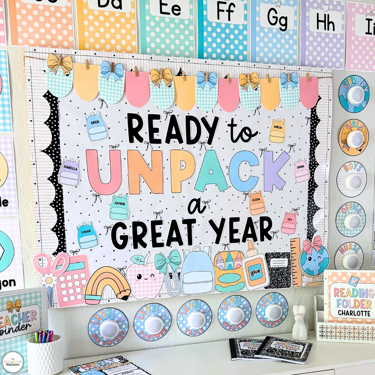 Classroom Decor Bundle - Pastel Prep Theme - Image 4