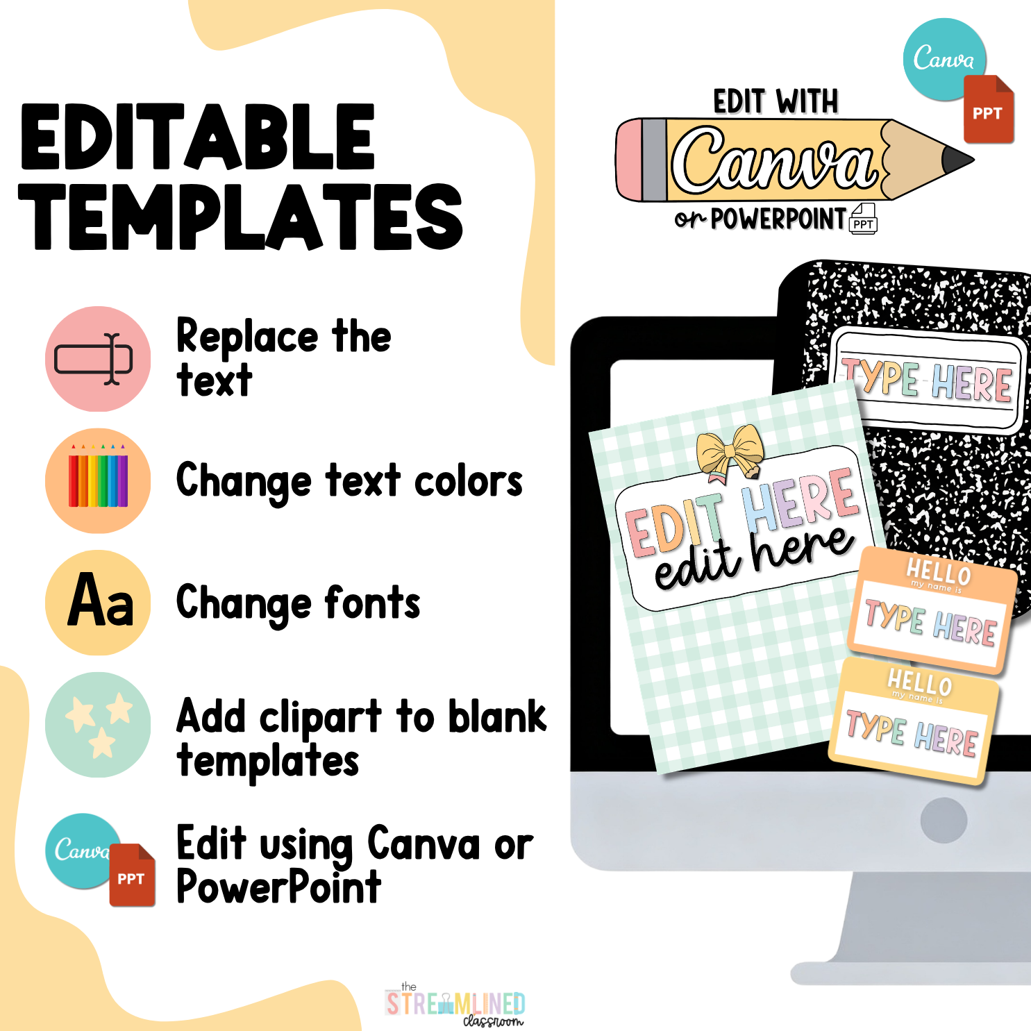 Classroom Decor Bundle - Pastel Prep Theme - Image 3