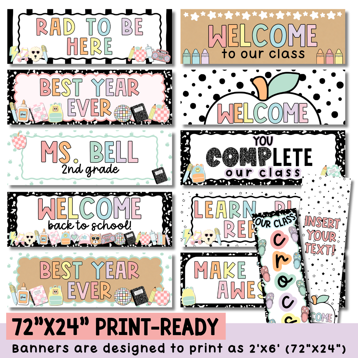 Classroom Banners | Welcome Back Printable Door Banners - Image 5