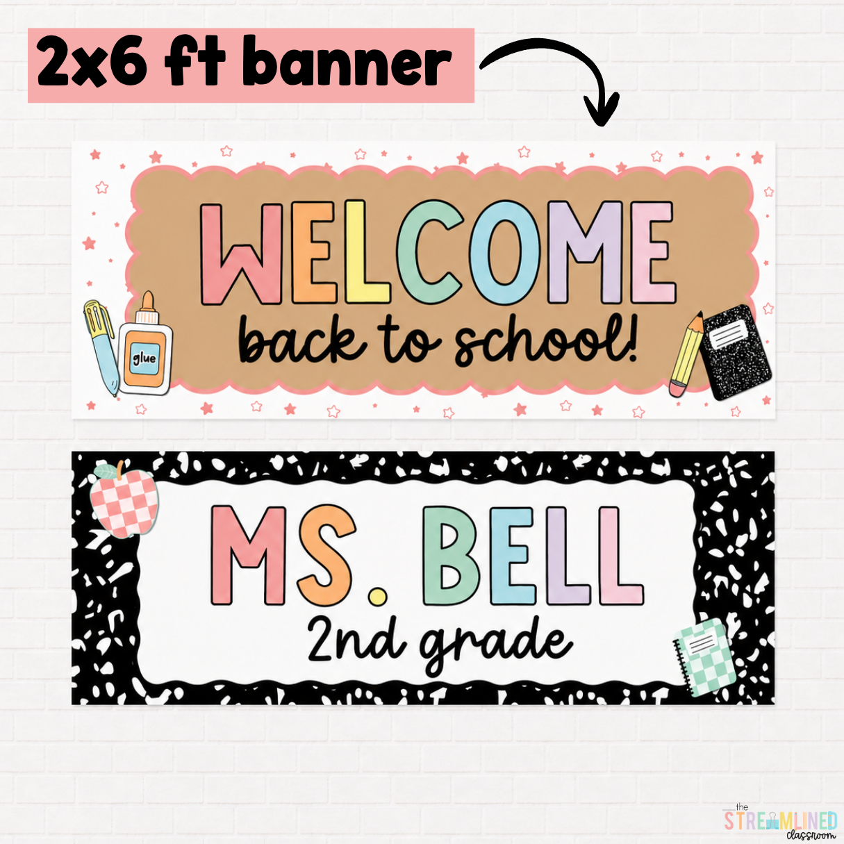 Classroom Banners | Welcome Back Printable Door Banners - Image 3
