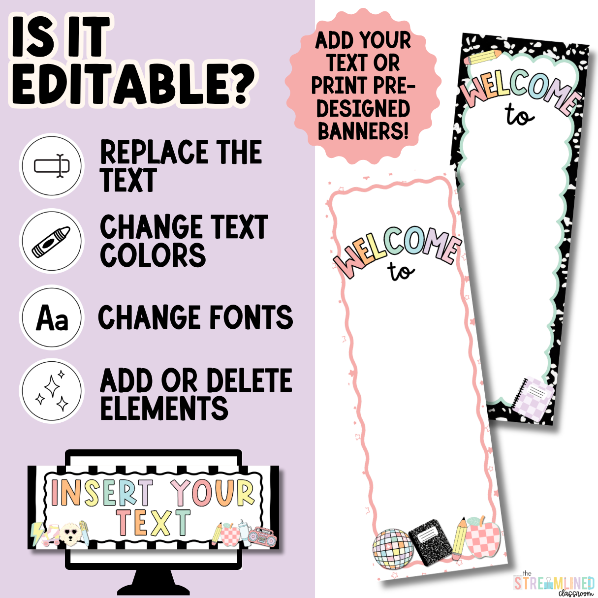 Classroom Banners | Welcome Back Printable Door Banners - Image 7