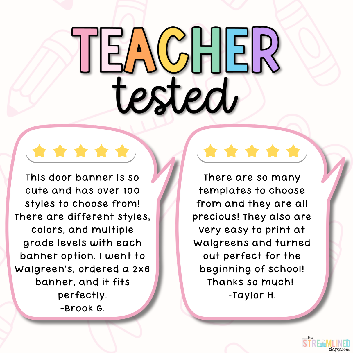 Classroom Banners | Welcome Back Printable Door Banners - Image 10